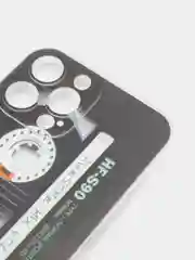 Хром силиконовый чехол на Apple iPhone 13 Pro Max / Айфон 13 Pro Max прозрачный, с рисунком