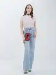 Багровый женская сумка для смартфона