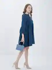 Синий женская сумка через плечо