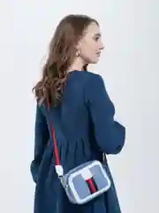 Синий женская маленькая сумка
