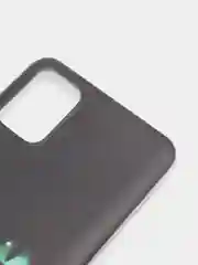 Черный силиконовый чехол на Samsung Galaxy A51 / Самсунг А51 прозрачный с рисунком, защита камеры