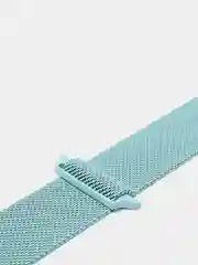 Бирюзовый ремешок для смарт - часов Apple Watch "Миланская петля", металлический браслет
