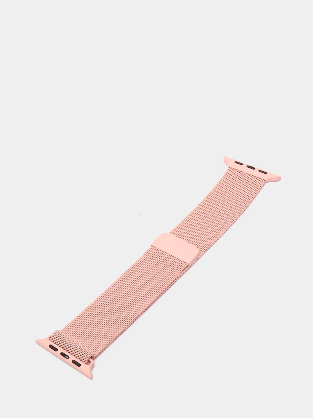 Пудровый ремешок для смарт - часов Apple Watch "Миланская петля", металлический браслет