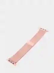 Пудровый ремешок для смарт - часов Apple Watch "Миланская петля", металлический браслет