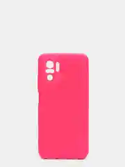 Фуксия чехол с защитой камеры и бархатом внутри Xiaomi POCO M5S / Redmi Note 10, Redmi Note 10s