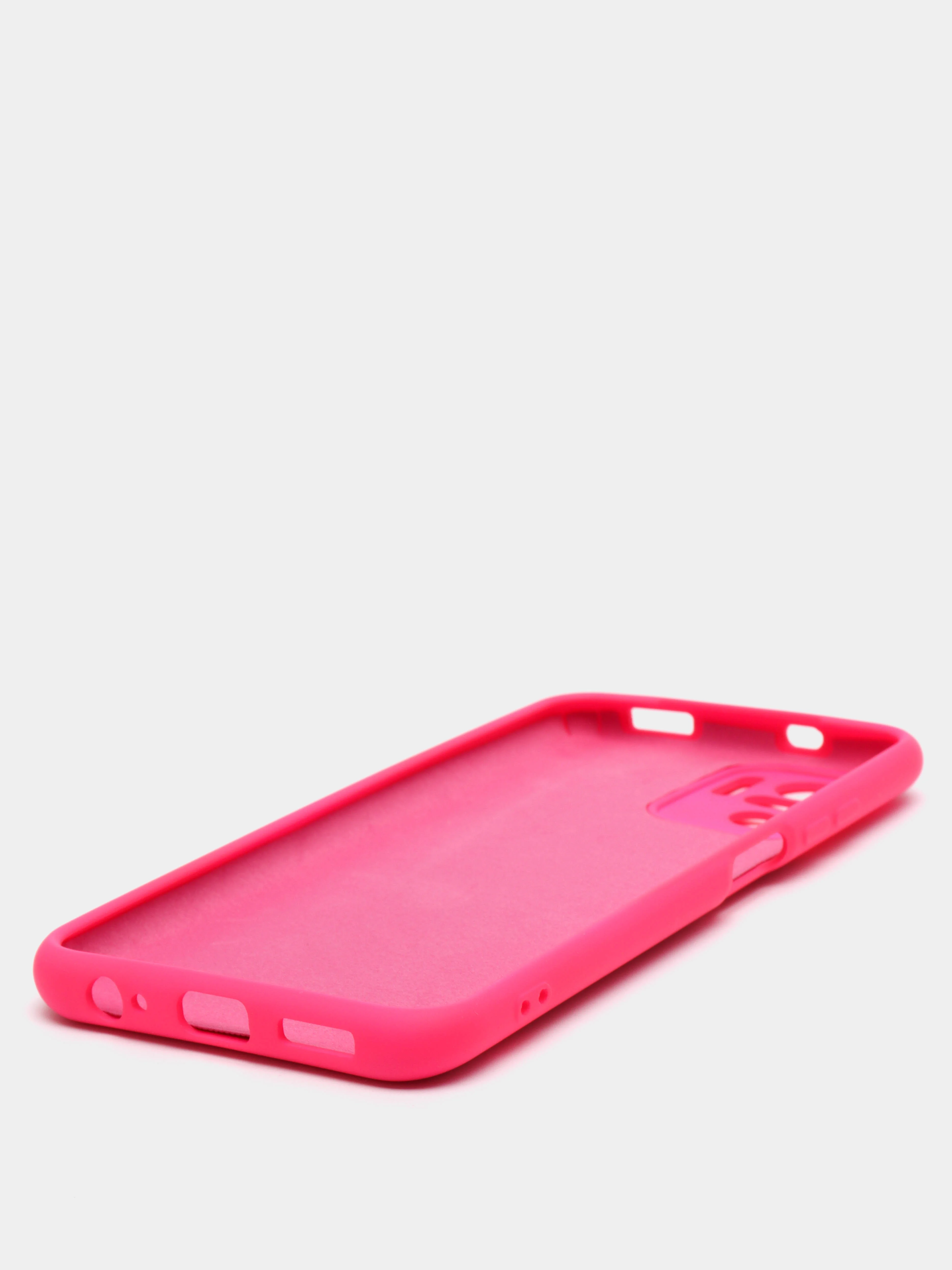 Фуксия чехол с защитой камеры и бархатом внутри Xiaomi POCO M5S / Redmi Note 10, Redmi Note 10s