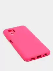 Фуксия чехол с защитой камеры и бархатом внутри Xiaomi POCO M5S / Redmi Note 10, Redmi Note 10s