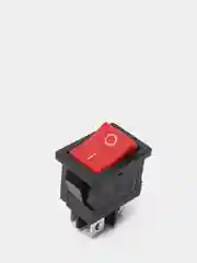 Переключатель KCD1-104-C R/4P on-off красный (6A 250VAC)
