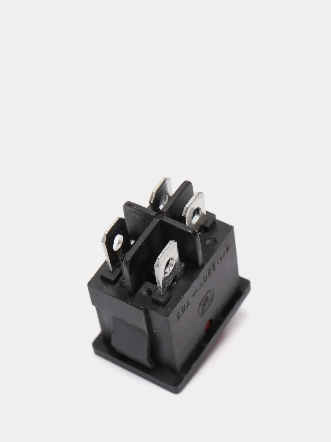 Переключатель KCD1-104-C R/4P on-off красный (6A 250VAC)
