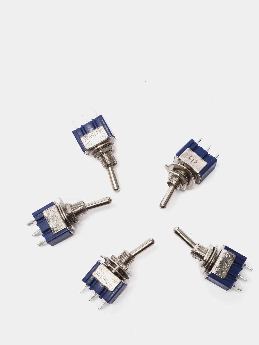 Микротумблер MTS-102 on-on (3A 250VAC) (3 контакта) (5 штук)