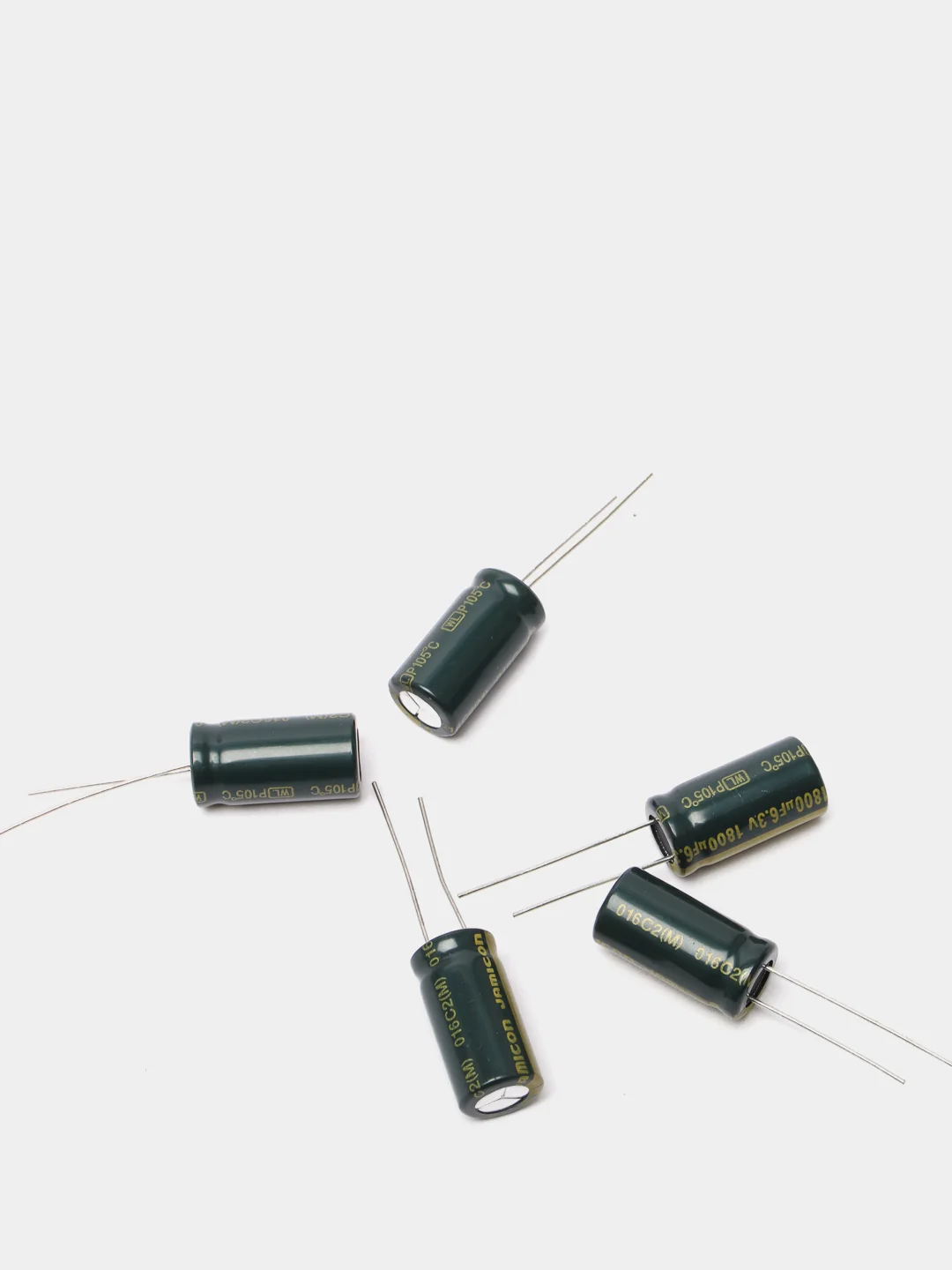 5 штук 1800мкФ 6.3в Конденсатор LOW ESR 1800UF 6.3V 105C 10х21 WL JAMICON