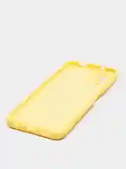 Желтый чехол с защитой камеры и бархатом внутри Xiaomi POCO M5S / Redmi Note 10, Redmi Note 10s