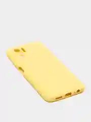 Желтый чехол с защитой камеры и бархатом внутри Xiaomi POCO M5S / Redmi Note 10, Redmi Note 10s