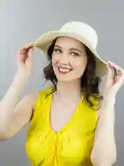 Молочный шляпа LERAY "РЕБЕККА", рисовая солома, 56-58