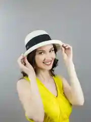 Молочный шляпа Leray Оливия, рисовая солома, 56-58