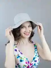 Серый шляпа Leray "Ориана", хлопок, 56-58