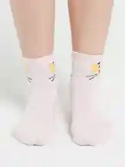 Розовый носки женские
