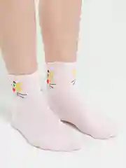 Розовый носки женские