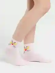 Розовый носки женские