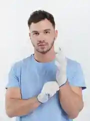 Белый перчатки хлопчатобумажные "Стандарт", 3 пары