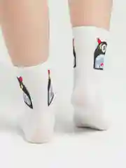 Бордовый носки женские