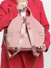 Розовый рюкзак женский Milana летний через плечо из искусственной кожи 201902-3