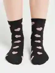 Черный носки в двух цветах (чёрный и белый)