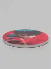 Бордовый кабошон вырубка фишки, 3 см