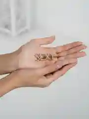 Небесно-голубой заколка для волос