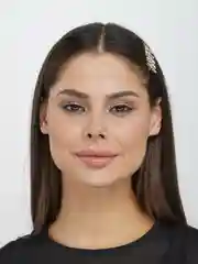 Серебряный заколка для волос