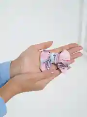 Лесной зеленый бантик заколка для волос