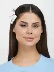Красный бантик заколка для волос