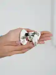 Красный бантик заколка для волос