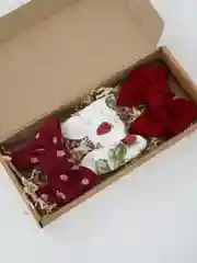 Бордовый бантик заколка для волос