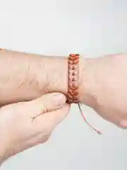 Серый браслет кожаный, мужской, 22 вида