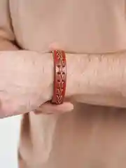 Песочный хаки браслет кожаный, мужской, 22 вида