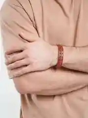 Песочный хаки браслет кожаный, мужской, 22 вида
