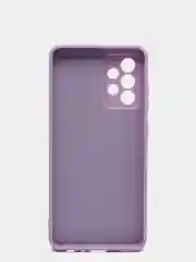 Сиреневый чехол с бархатом внутри Samsung A52 4G