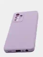 Сиреневый чехол с бархатом внутри Samsung A52 4G