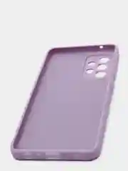 Сиреневый чехол с бархатом внутри Samsung A52 4G