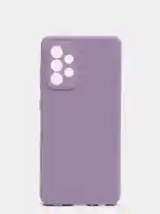 Сиреневый чехол с бархатом внутри Samsung A52 4G