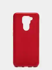 Розовый чехол XIAOMI REDMI Note 9 c защитой камеры