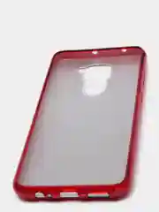 Розовый чехол XIAOMI REDMI Note 9 c защитой камеры