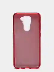 Розовый чехол XIAOMI REDMI Note 9 c защитой камеры