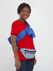 Небесно-голубой сумка на пояс