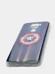 Синий меланж чехол  XIAOMI REDMI Note 9 / 10X