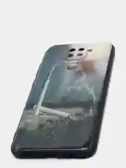 Серый меланж чехол  XIAOMI REDMI Note 9 / 10X