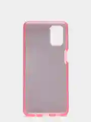 Розовый чехол с блестками для Samsung M31S