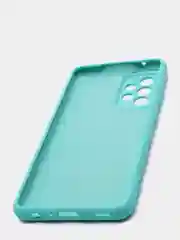 Бирюзовый чехол с бархатом внутри Samsung A52 4G