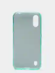 Бирюзовый чехол блестящий Samsung A01 / M01
